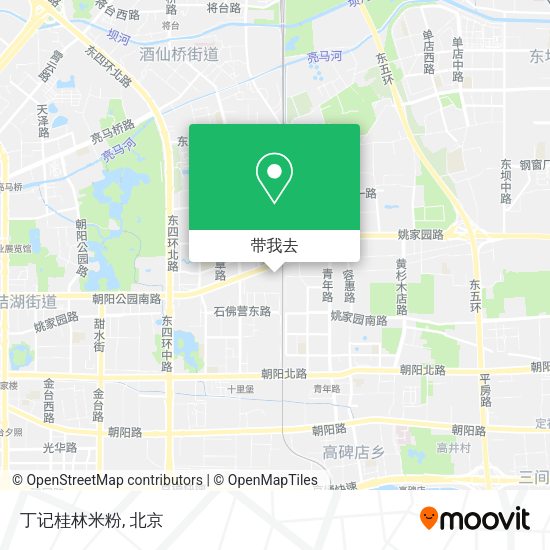 丁记桂林米粉地图