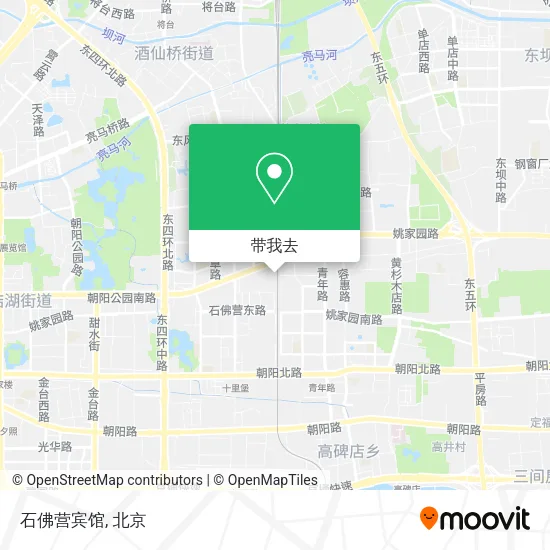 石佛营宾馆地图