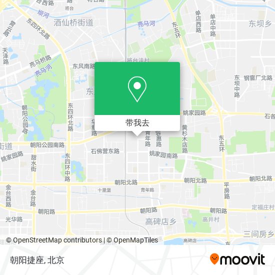 朝阳捷座地图