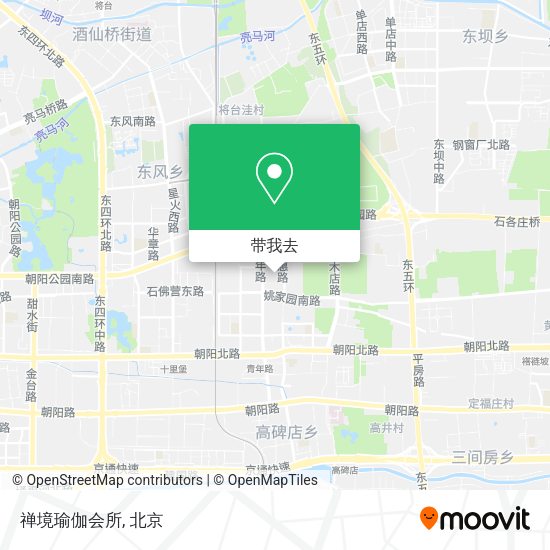 禅境瑜伽会所地图