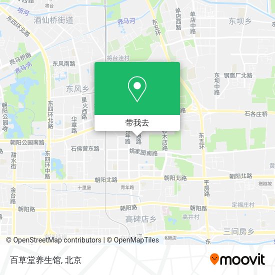 百草堂养生馆地图