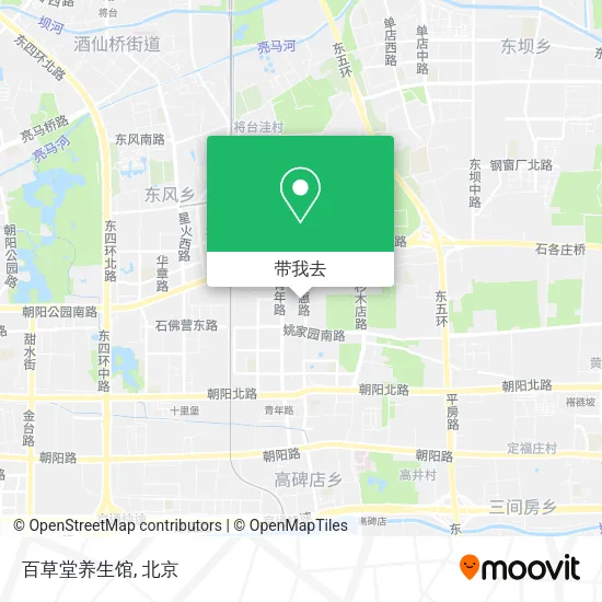 百草堂养生馆地图