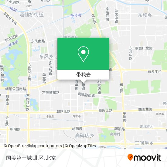 国美第一城-北区地图