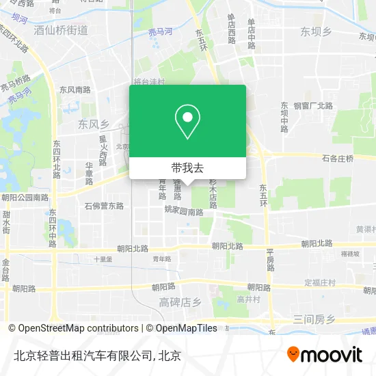 北京轻普出租汽车有限公司地图