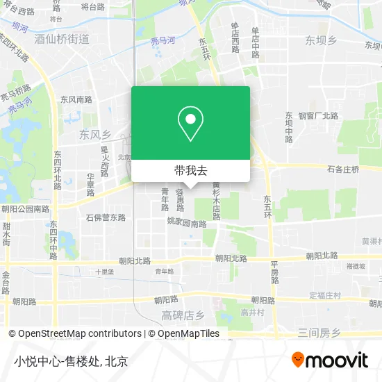 小悦中心-售楼处地图