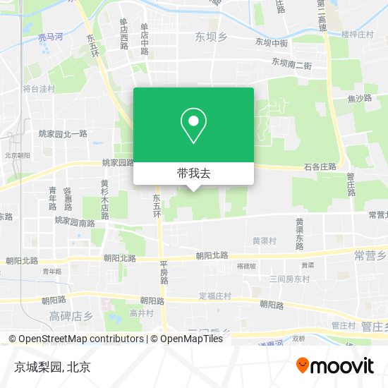 京城梨园地图