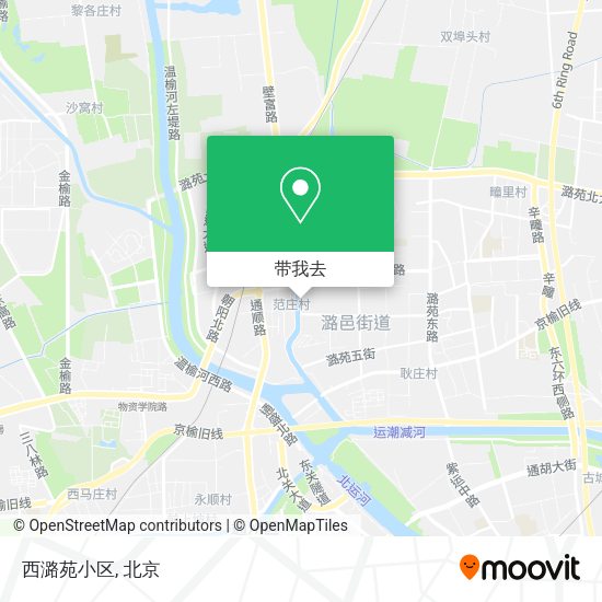 西潞苑小区地图
