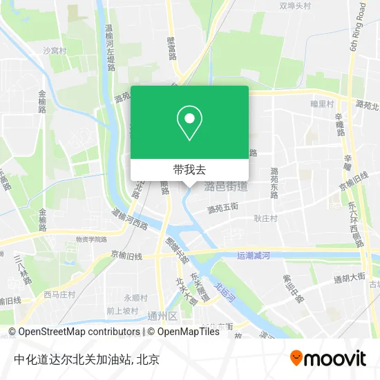 中化道达尔北关加油站地图