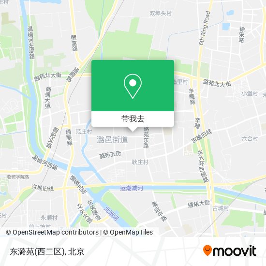 东潞苑(西二区)地图