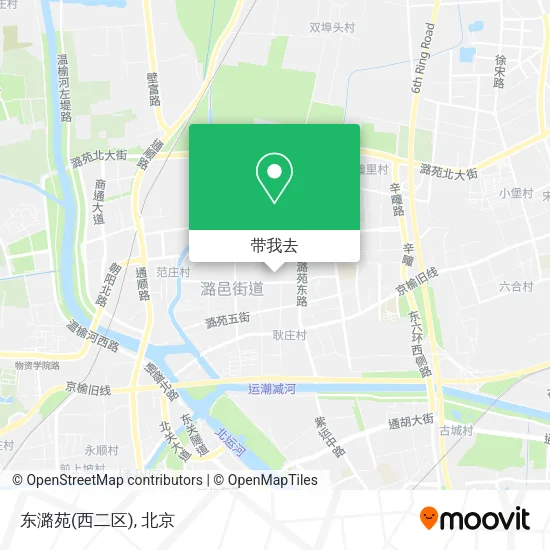 东潞苑(西二区)地图