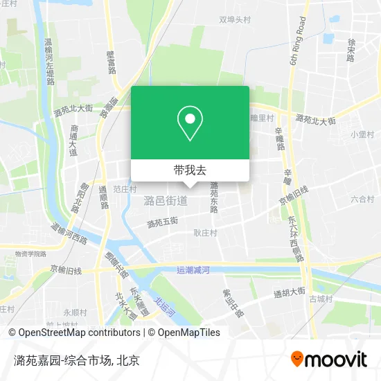 潞苑嘉园-综合市场地图