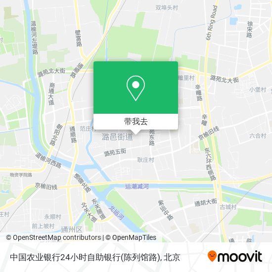 中国农业银行24小时自助银行(陈列馆路)地图