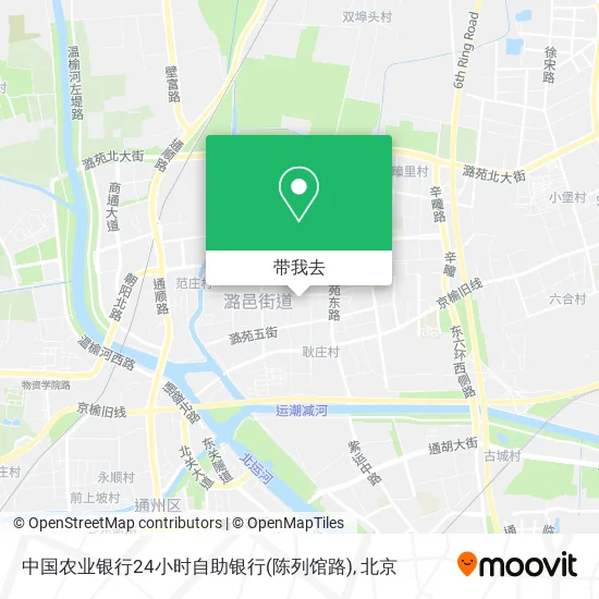 中国农业银行24小时自助银行(陈列馆路)地图