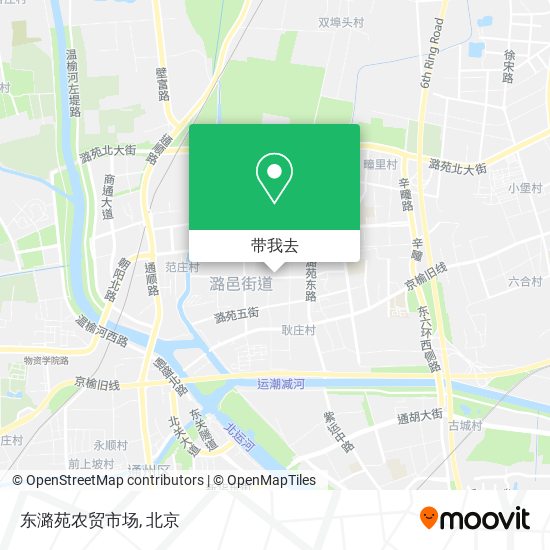 东潞苑农贸市场地图