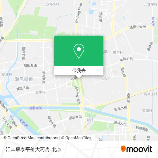 汇丰康泰平价大药房地图