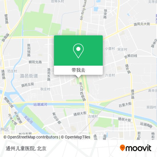 通州儿童医院地图