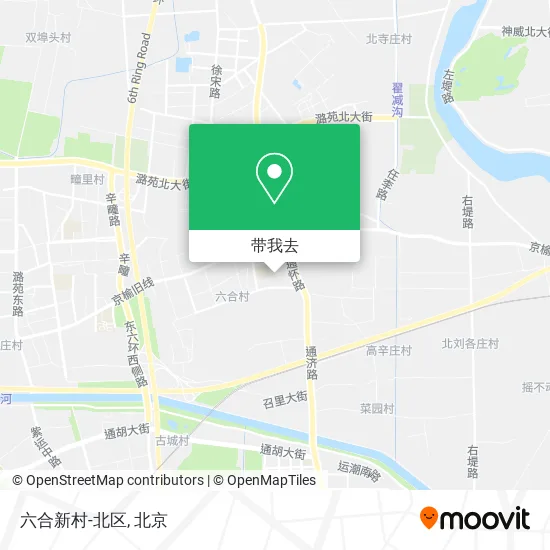 六合新村-北区地图