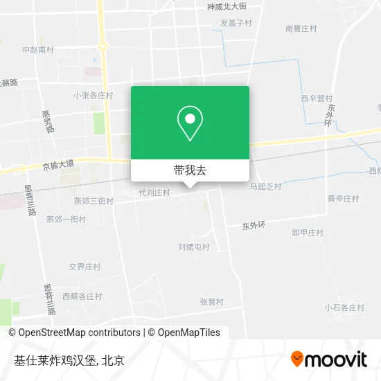 基仕莱炸鸡汉堡地图