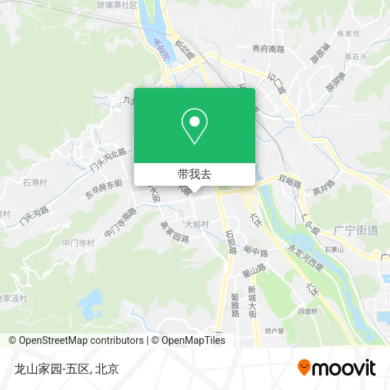 龙山家园-五区地图