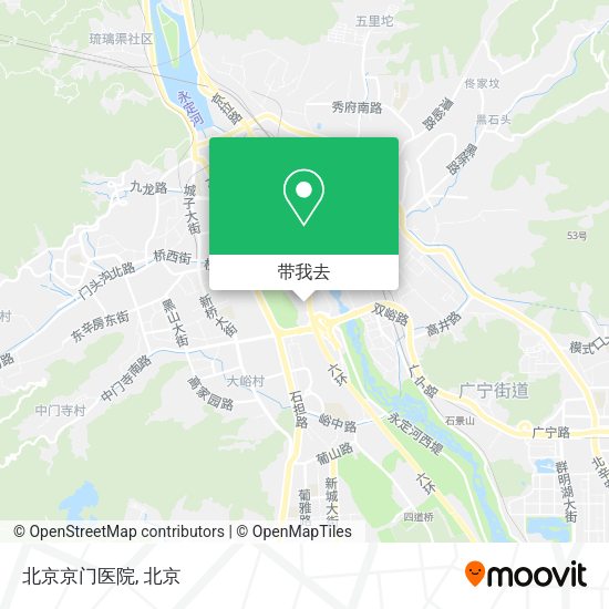 北京京门医院地图