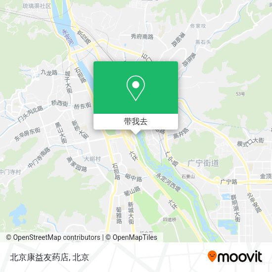 北京康益友药店地图