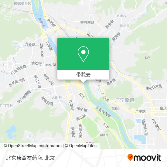 北京康益友药店地图