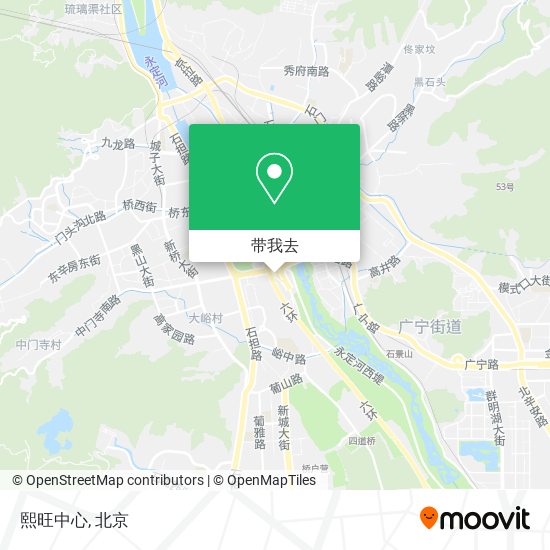 熙旺中心地图