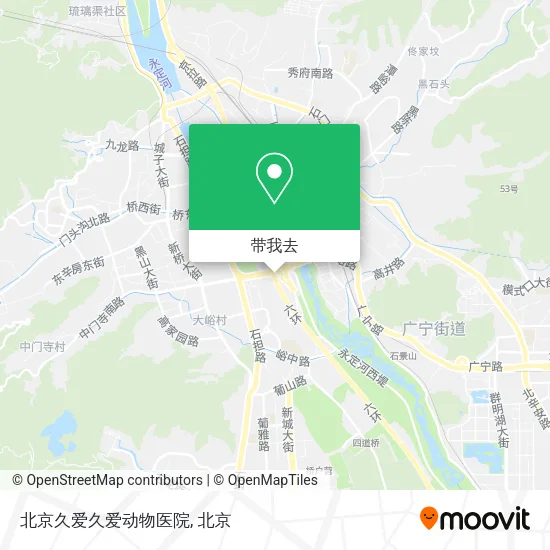 北京久爱久爱动物医院地图