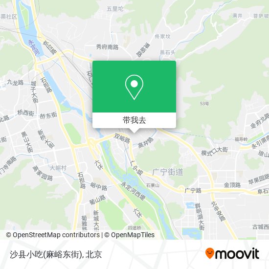 沙县小吃(麻峪东街)地图
