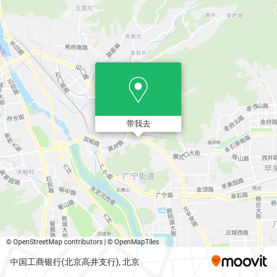 中国工商银行(北京高井支行)地图
