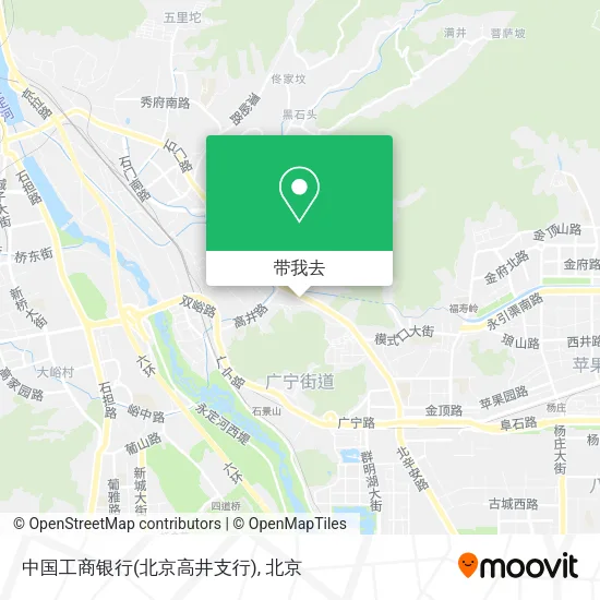 中国工商银行(北京高井支行)地图