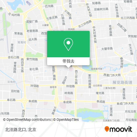 北洼路北口地图