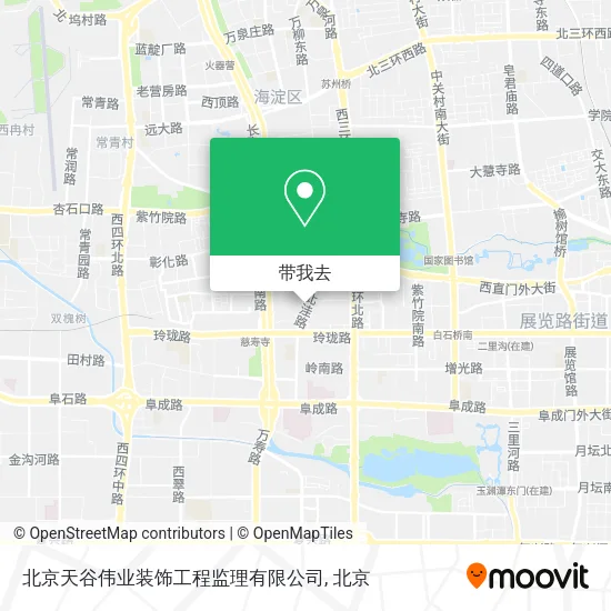 北京天谷伟业装饰工程监理有限公司地图