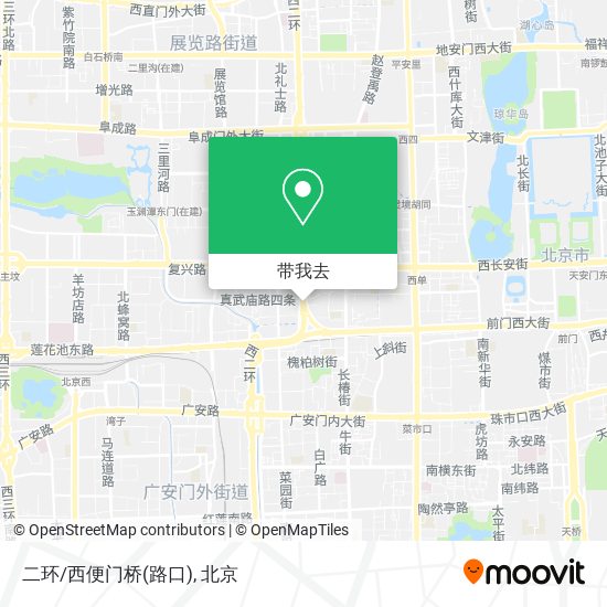 二环/西便门桥(路口)地图