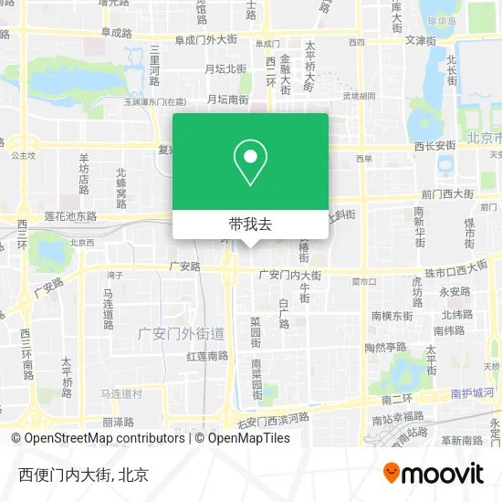 西便门内大街地图