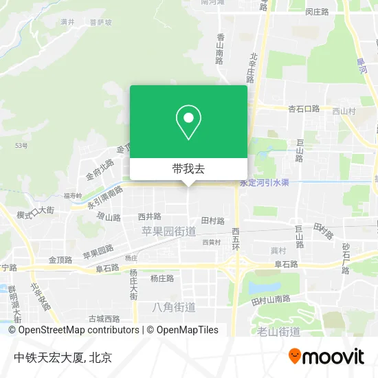 中铁天宏大厦地图