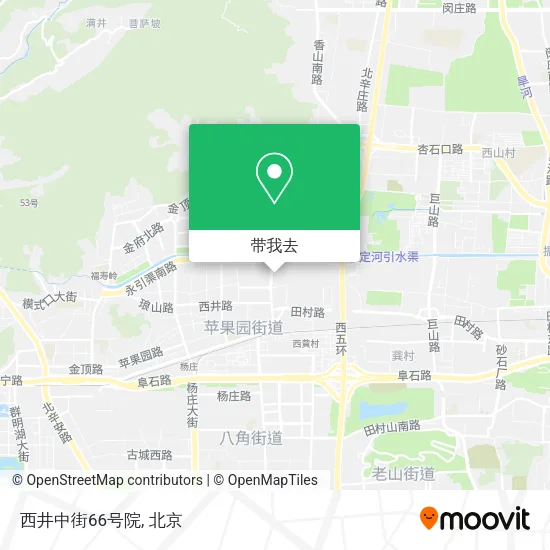 西井中街66号院地图