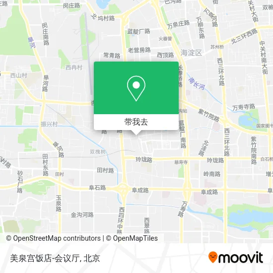 美泉宫饭店-会议厅地图