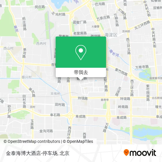 金泰海博大酒店-停车场地图