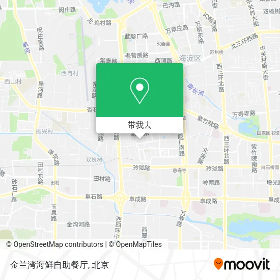 金兰湾海鲜自助餐厅地图