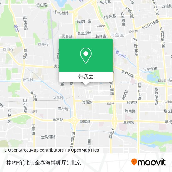 棒约翰(北京金泰海博餐厅)地图