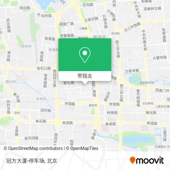 冠方大厦-停车场地图