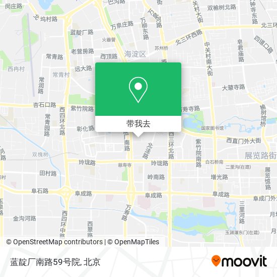 蓝靛厂南路59号院地图