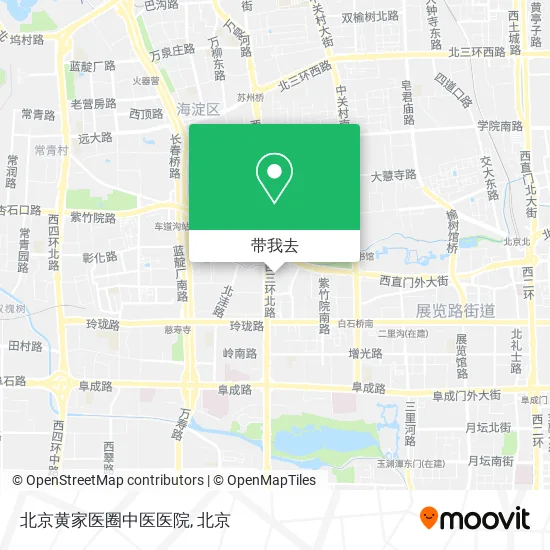 北京黄家医圈中医医院地图