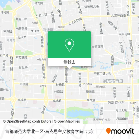 首都师范大学北一区-马克思主义教育学院地图