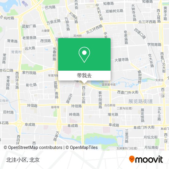 北洼小区地图