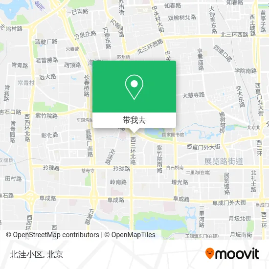 北洼小区地图