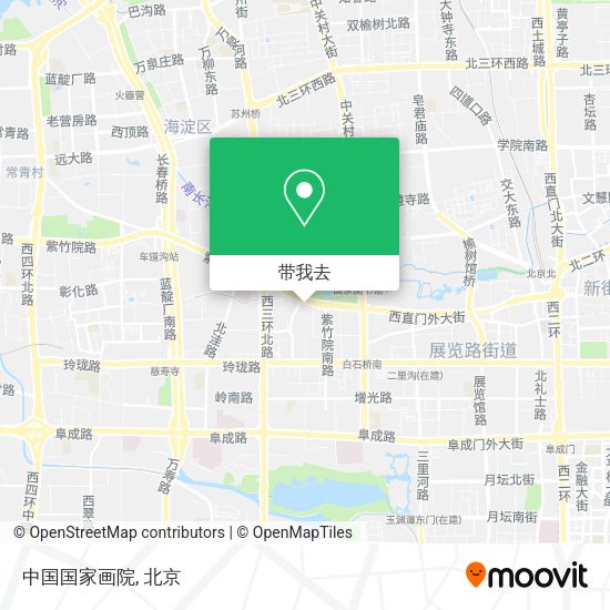 中国国家画院地图
