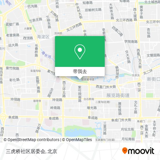 三虎桥社区居委会地图