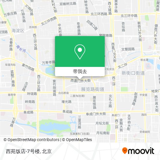 西苑饭店-7号楼地图